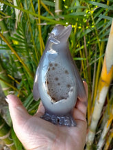 Carving Agate Penguin 478g