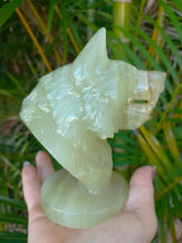 Carving Green onyx Wolf 1kg