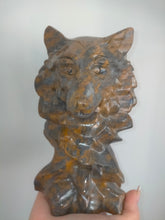 Carving Picture Jasper Wolf 1.6kg